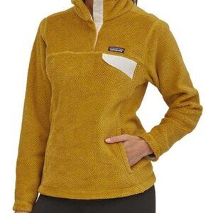Patagonia Women's Re-Tool Snap T Fleece Pullover  Cabin Gold - Medium